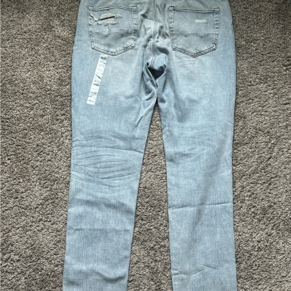 American Eagle AirFlex+ TENCEL Fibers Patched Athletic Skinny Jeans - Picture 4 of 5